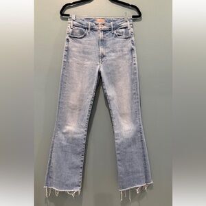 MOTHER Light Blue Flare Jeans